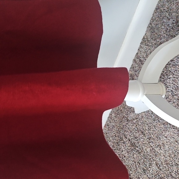 Cato Maroon Sweater Dress with Sequin and Pearl Long Sleeves - Picture 10 of 15